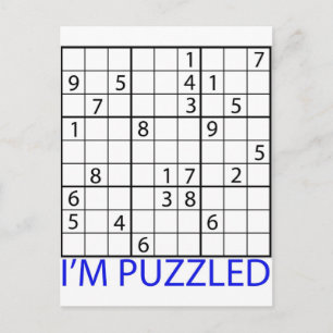 Sudoku Puzzle Briefkaart