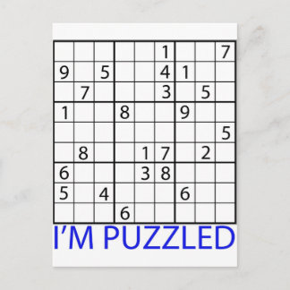 Sudoku Puzzle Briefkaart
