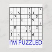 Sudoku Puzzle Briefkaart (Voorkant)