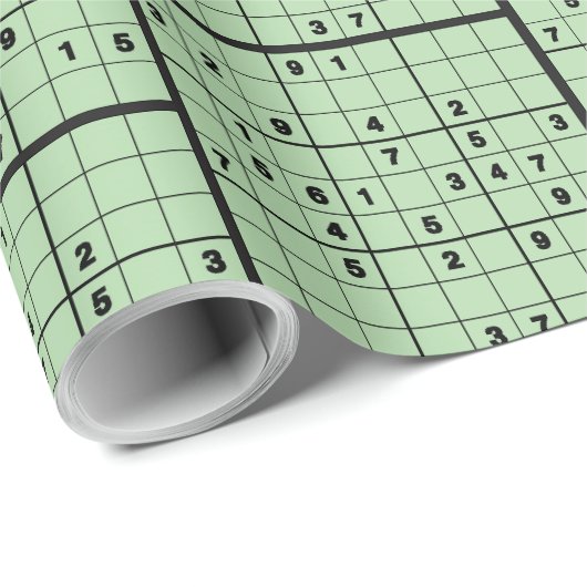 Sudoku Puzzle Design inpakpapier (Rol Hoek)