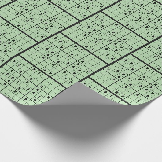 Sudoku Puzzle Design inpakpapier (Hoek)