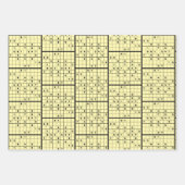 Sudoku Puzzle Design inpakpapier (Voorkant 3)
