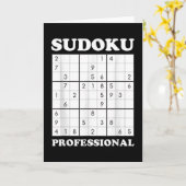 Sudoku Puzzle Game Lover Graphic Kaart (Gele Bloem)