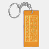 Sudoku Puzzle Sleutelhanger (Voorkant Links)