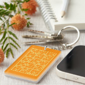 Sudoku Puzzle Sleutelhanger (Voorkant Rechts)