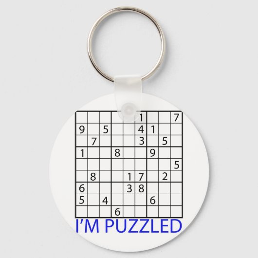Sudoku Puzzle Sleutelhanger (Voorkant)