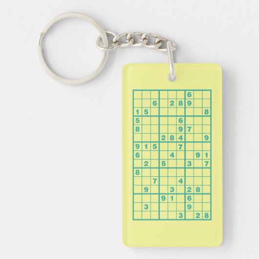 Sudoku Puzzle Sleutelhanger (Voorkant)