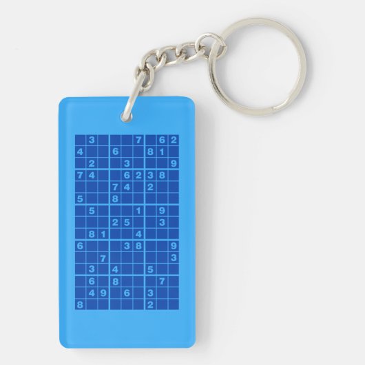 Sudoku Puzzle Sleutelhanger (achterkant)