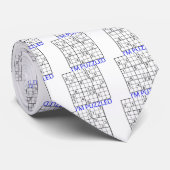 Sudoku Puzzle Stropdas (Opgerold)