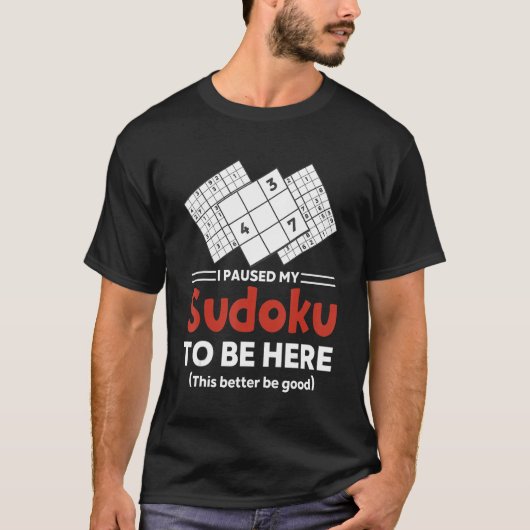 Sudoku Puzzle Sudoku Sudoku solving Sodoku grid 8 T-shirt (Voorkant)
