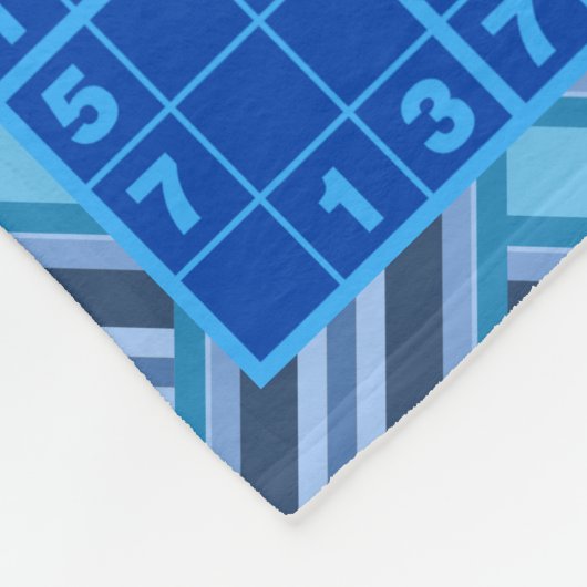 Sudoku Puzzles Fleece Deken (Hoek)