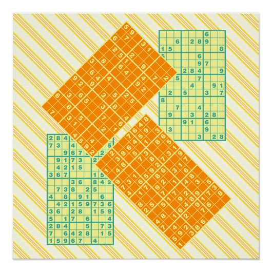 Sudoku Puzzles Perfect Poster (Voorkant)