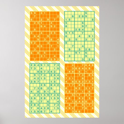Sudoku Puzzles Poster (Voorkant)