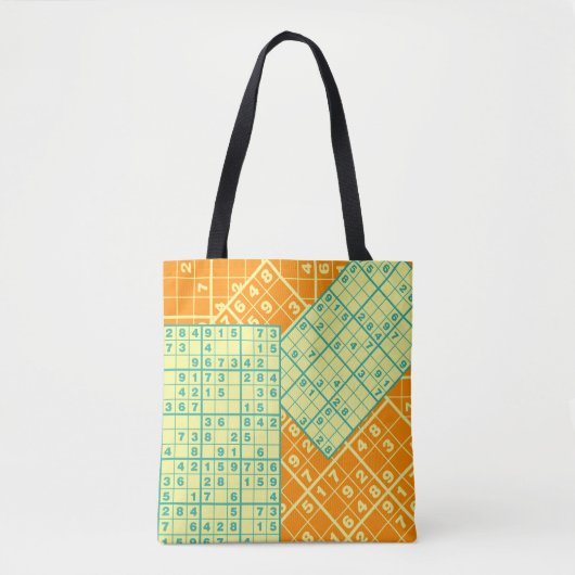 Sudoku Puzzles Tote Bag (Voorkant)