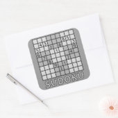 SUDOKU-stickers Vierkante Sticker (Envelop)