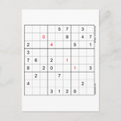 Sudoku Verjaardag Kaart 04-11 (Voorkant)