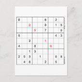 Sudoku Verjaardag Kaart 05-10 (Voorkant)