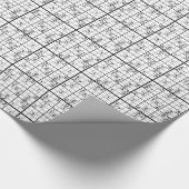 Sudoku Wrapping Paper - Open een Gift, Do a Sudoku Cadeaupapier (Hoek)