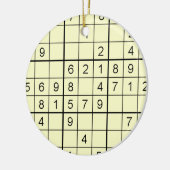 Sudoku Yellow Ornament (Links)