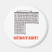 Südstadt Köln: Kranhaus! Magneet (Voorkant)