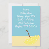Sudsy Bathtub Baby shower Invitation Kaart (Achterkant)