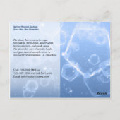 Sudsy Spring Briefkaart (Achterkant)