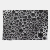 Sudsy zeepbel zwart-wit theedoek (Horizontaal)