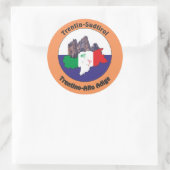 Südtirol – Alto Adige -Italien - Italia Aufkleber Ronde Sticker (Tas)