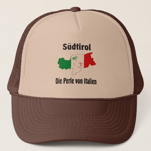 Südtirol – Alto Adige - Italien - Italia Cap Trucker Pet (Voorkant)