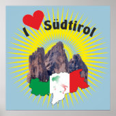 Südtirol - Alto Adige - Italien - Italia Poster (Voorkant)