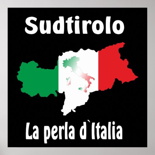 Südtirol - Alto Adige - Italien - Italia Poster (Voorkant)
