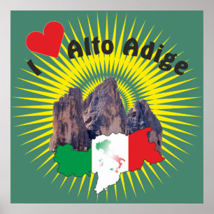 Südtirol - Alto Adige - Italien - Italia Poster