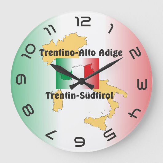 Südtirol - Alto Adige - Italien - Italia Uhr Grote Klok (Voorkant)