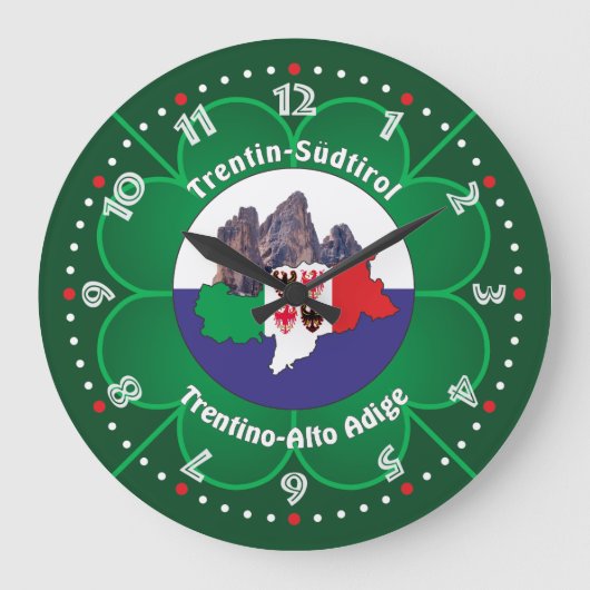 Südtirol - Alto Adige - Italien - Italia Uhr Grote Klok (Voorkant)