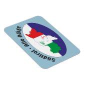 Südtirol - Alto Adige Premium Flexi Magnet Magneet (Rechterzijde)