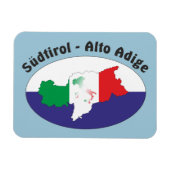 Südtirol - Alto Adige Premium Flexi Magnet Magneet (Horizontaal)