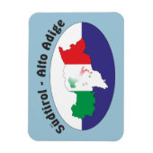 Südtirol - Alto Adige Premium Flexi Magnet Magneet (Verticaal)