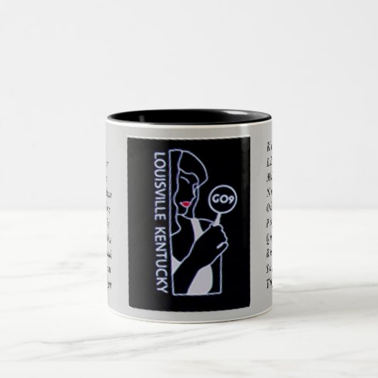 Sue_Grafton_Black, Tweekleurige Koffiemok (Center)