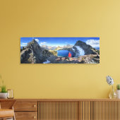 Sue Lake Overlook 2 - Nationaal Park Glacier Canvas Afdruk (Insitu (Woonkamer))