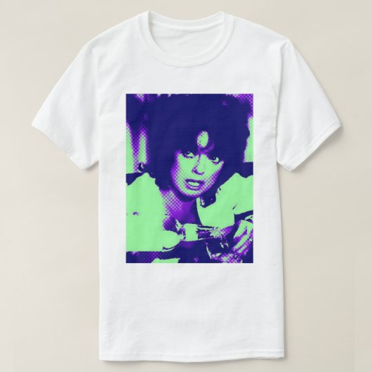 Sue Main Ellen Vrouw Ewing Geweldige voor muziekve T-shirt (Design voorkant)
