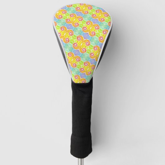 Sue Mosaic Golf Club Cover (Voorkant)