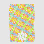 Sue Mosaic Golf Towel Golfhanddoek (Voorkant)