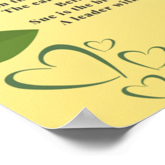 "Sue" Name Poem Poster (Hoek)