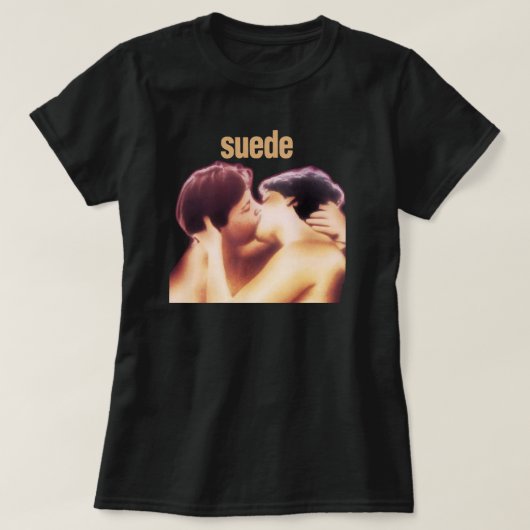 Suede Essential T Shirt gift, voor mannen vrouwen, (Design voorkant)