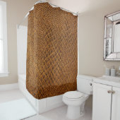 suede met een prachtig patroon, slang, textuur, douchegordijn (In situ)