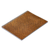 suede met een prachtig patroon, slang, textuur, notitieboek (Linkerzijde)