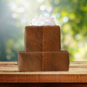 Suede Mix Faux Leather Cadeaupapier