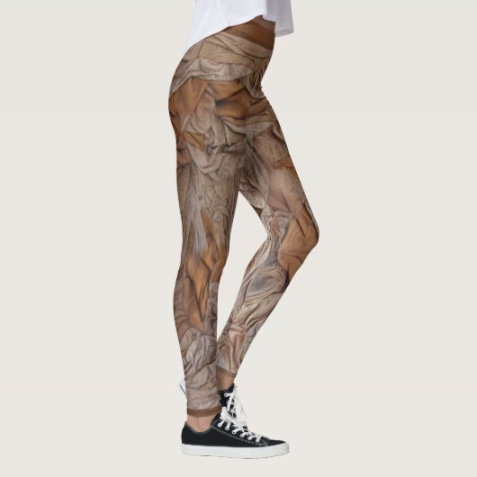 Suede sculptured leggings (Rechts)