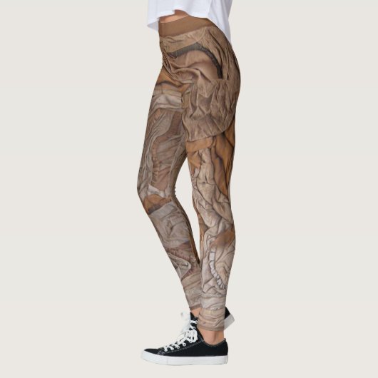 Suede sculptured leggings (Links)