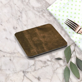 Suede Seam Kijk naar leder Onderzetter